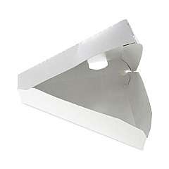 Pactiv Evergreen Paperboard Hinged Container, Pizza Box, 8.26 x 6.56 x 1.5, White, Paper, 500/Carton (D148CLMW)