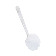Boardwalk Deluxe Toilet Bowl Mop, 12" Handle, 2" Mop Head, White (00160EA)