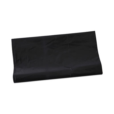 Boardwalk Linear Low Density Industrial Can Liners, 56 gal, 1.7 mil, 43" x 47", Black, Flat Pack, 100/Carton (G4347HBL)