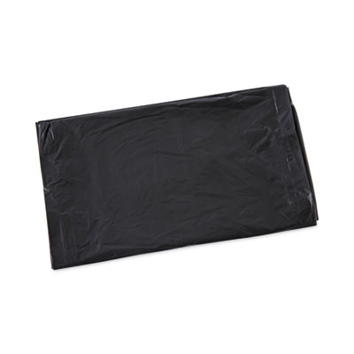 Boardwalk Linear Low Density Industrial Can Liners, 30 gal, 0.65 mil, 30" x 36", Black, Flat Pack, 200/Carton (L3036H)