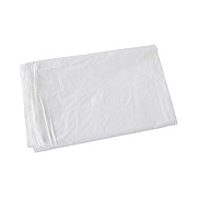 Boardwalk Linear Low Density Industrial Can Liners, 30 gal, 0.9 mil, 30" x 36", White, Flat Pack, 100/Carton (W3036X)