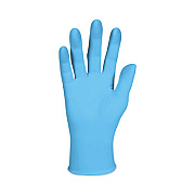 KleenGuard G10 Comfort Plus Blue Nitrile Gloves, Powder-Free, Large, 4 mil Thick, 9.5" Long, Light Blue, 100/Box, 10 Boxes/Carton (54188CT)