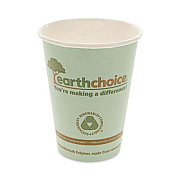Pactiv Evergreen EarthChoice Compostable Paper Cup, 12 oz, Teal, 1,000/Carton (DPHC12EC)