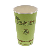 Pactiv Evergreen EarthChoice Compostable Paper Cup, 16 oz, Green, 1,000/Carton (DPHC16EC)