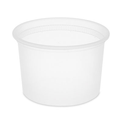 Pactiv Evergreen Newspring DELItainer Microwavable Container, 64 oz, 6.25 x 6.25 x 4.5, Natural, Plastic, 120/Carton (L6064)