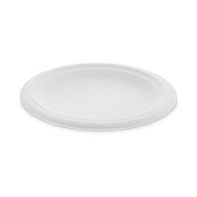 Pactiv Evergreen EarthChoice Compostable Fiber-Blend Bagasse Dinnerware, Plate, Sugarcane, 6" dia, Natural, 1,000/Carton (MC500060001)