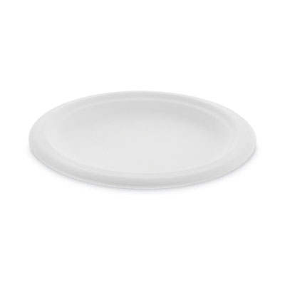 Pactiv Evergreen EarthChoice Compostable Fiber-Blend Bagasse Dinnerware, Plate, Sugarcane, 6" dia, Natural, 1,000/Carton (MC500060001)