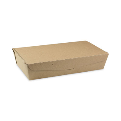 Pactiv Evergreen EarthChoice OneBox Paper Box, 55 oz, 9 x 4.9 x 2, Brown, 100/Carton (NOB02KEC)