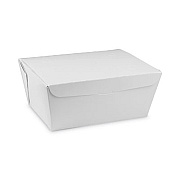 Pactiv Evergreen EarthChoice OneBox Paper Box, 66 oz, 6.5 x 4.5 x 3.3, White, 160/Carton (NOB03W)