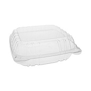Pactiv Evergreen SENSATION SmartLock Hinged Lid Container, 8.5 x 8.34 x 3., Clear, Plastic, 200/Carton (YCI821200000)