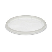 Pactiv Evergreen Newspring DELItainer Microwavable Container Lid, Recessed, 4.7" Diameter x 0.4" h, Translucent, Plastic, 480/Carton (YNL500)