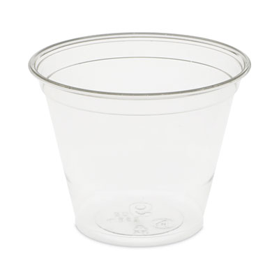Pactiv Evergreen EarthChoice Recycled Clear Plastic Cold Cups, 9 oz, Clear, 975/Carton (YP9C)