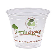 Pactiv Evergreen EarthChoice Compostable Cold Cup, 9 oz, Plastic, Clear/Printed, 975/Carton (YPLA9CEC)