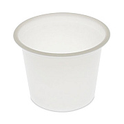 Pactiv Evergreen Plastic Portion Cup, 1 oz, Translucent, 200/Sleeve, 25 Sleeves/Carton (YS100)