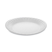 Pactiv Evergreen Placesetter Satin Non-Laminated Foam Dinnerware, Plate, 7" dia, White, 900/Carton (YTH100070000)