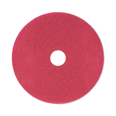 Boardwalk Buffing Floor Pads, 21" Diameter, Red, 5/Carton (4021RED)