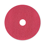 Boardwalk Buffing Floor Pads, 20" Diameter, Red, 5/Carton (4020RED)