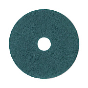 Boardwalk Heavy-Duty Scrubbing Floor Pads, 20" Diameter, Green, 5/Carton (4020GRE)