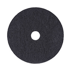 Boardwalk Stripping Floor Pads, 20" Diameter, Black, 5/Carton (4020BLA)