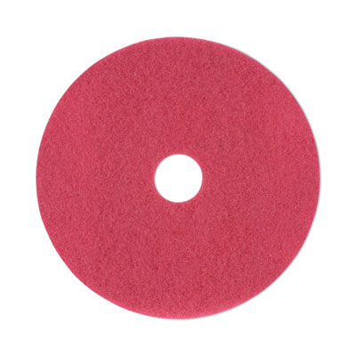 Boardwalk Buffing Floor Pads, 19" Diameter, Red, 5/Carton (4019RED)