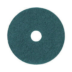 Boardwalk Heavy-Duty Scrubbing Floor Pads, 19" Diameter, Green, 5/Carton (4019GRE)