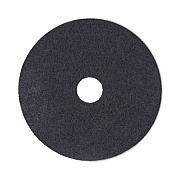 Boardwalk Stripping Floor Pads, 18" Diameter, Black, 5/Carton (4018BLA)