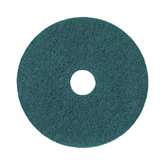 Boardwalk Heavy-Duty Scrubbing Floor Pads, 17" Diameter, Green, 5/Carton (4017GRE)