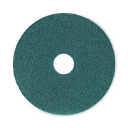 Boardwalk Heavy-Duty Scrubbing Floor Pads, 16" Diameter, Green, 5/Carton (4016GRE)
