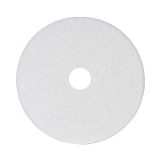 Boardwalk Polishing Floor Pads, 14" Diameter, White, 5/Carton (4014WHI)