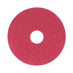 Boardwalk Buffing Floor Pads, 13" Diameter, Red, 5/Carton (4013RED)