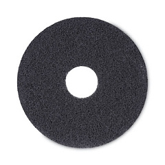Boardwalk Stripping Floor Pads, 13" Diameter, Black, 5/Carton (4013BLA)