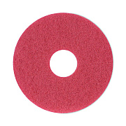Boardwalk Buffing Floor Pads, 12" Diameter, Red, 5/Carton (4012RED)