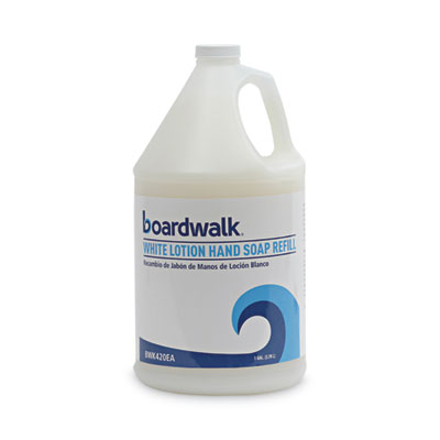 Boardwalk Mild Cleansing Lotion Hand Soap Refill, Cherry Scent, 1 gal Bottle (420EA)