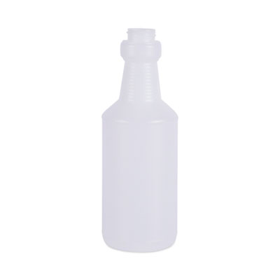 Boardwalk Easy-Grip Plastic Spray Bottle, 16 oz, Clear, 24/Carton (00016)