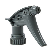 Boardwalk Chemical-Resistant Trigger Sprayer 320CR, 7.25" Tube, Fits 16 oz Bottles, Gray, 24/Carton (72108)