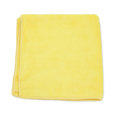 HOSPECO MicroWorks Microfiber Towels, 12 x 12, Yellow, Dozen (2501YDZ)
