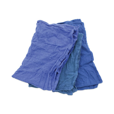 HOSPECO Reclaimed Surgical Huck Towels, Blue, 10 lb/Carton (53910)