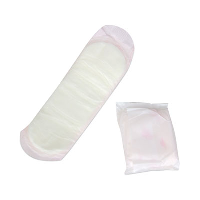 HOSPECO Generic Packaged Sanitary Pads, Regular Absorbency, 24/Pack, 24 Packs/Carton (BULK576)