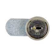 HOSPECO Dual Channel Vendor Coin Box Lock, Metal, 1.5 x 0.63 x 0.94, Silver (CBL)