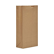 AJM Packaging Corporation Grocery Bag, 13.75" x 8.5" x 24", Kraft, 500/Bundle (GX2560)
