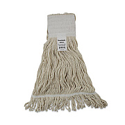 Boardwalk Mop Head, Pro Loop Web/Tailband, Premium Saddleback Head, Cotton, 24 oz, White, 12/Carton (524C)