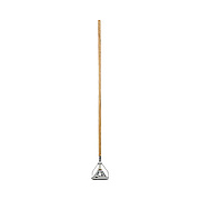 Boardwalk Quick Change Metal Head Wooden Mop Handle, Junior, 54", Natural (601)