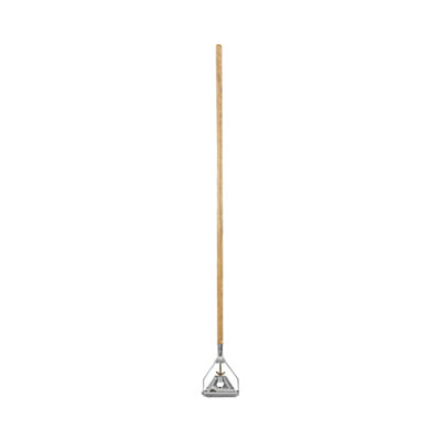 Boardwalk Quick Change Metal Head Wooden Mop Handle, Junior, 54", Natural (601)