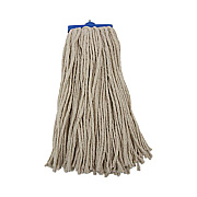 Boardwalk Cut-End Lie-Flat Wet Mop Head, Cotton, 16 oz, White, 12/Carton (716CCT)