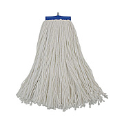 Boardwalk Cut-End Lie-Flat Wet Mop Head, Rayon, 16 oz, White, 12/Carton (716RCT)