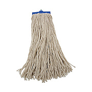 Boardwalk Mop Head, Economical Lie-Flat Head, Cotton Fiber, 20 oz, White, 12/Carton (720C)