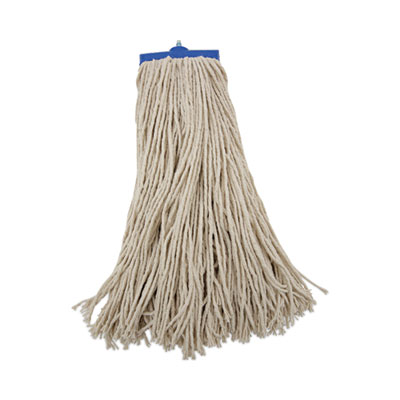 Boardwalk Mop Head, Economical Lie-Flat Head, Cotton Fiber, 20 oz, White, 12/Carton (720C)