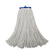 Boardwalk Mop Head, Economical Lie-Flat Head, Rayon Fiber, 20 oz, White, 12/Carton (720R)