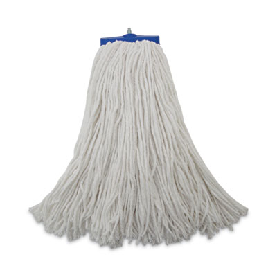 Boardwalk Mop Head, Economical Lie-Flat Head, Rayon Fiber, 20 oz, White, 12/Carton (720R)
