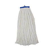 Boardwalk Cut-End Lie-Flat Wet Mop Head, Rayon, 24 oz, White, 12/Carton (724RCT)